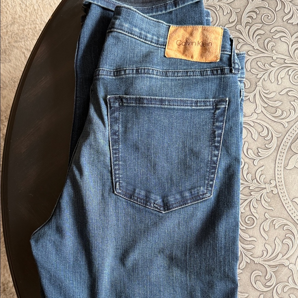 Calvin Klein Men's Dark Blue Jeans